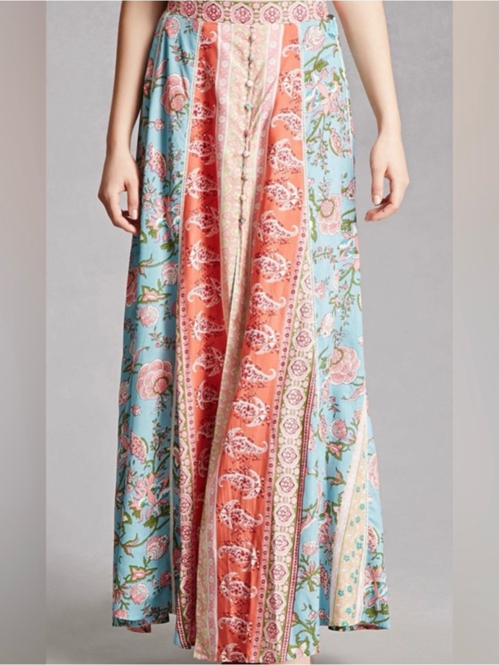 Z&L Europe Maxi Skirt Boho
Patchwork Print Peasant
Cottage L